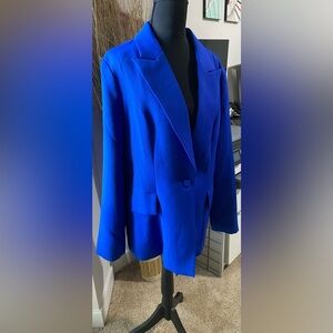 Vibrant Blue Blazer